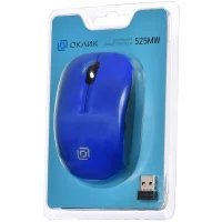 Мышь Oklick 525MW (синий) фото 5